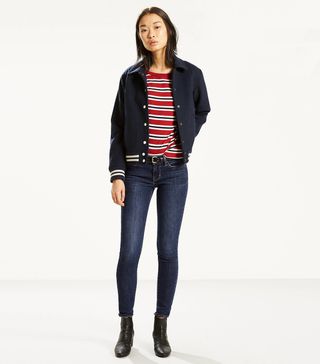 Levi's + 710 Warm Super Skinny Jeans in Finders Keepers