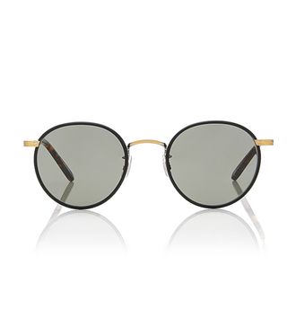 Garrett Leight + Wilson 49 Stainless Steel Sunglasses
