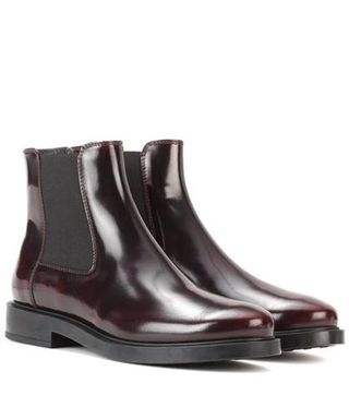 Tod's + Leather Ankle Boots