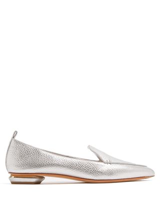 Nicholas Kirkwood + Beya Grained-Leather Loafers