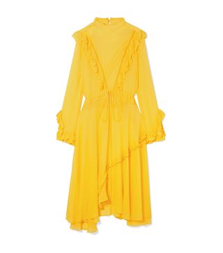Preen Line + Deanna Ruffled Georgette Midi Dress