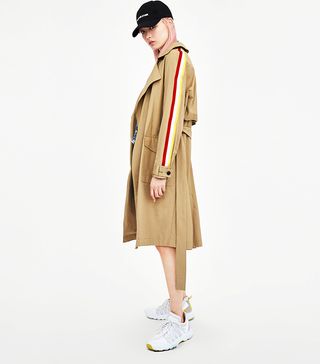 Zara + Trench Coat With Trims