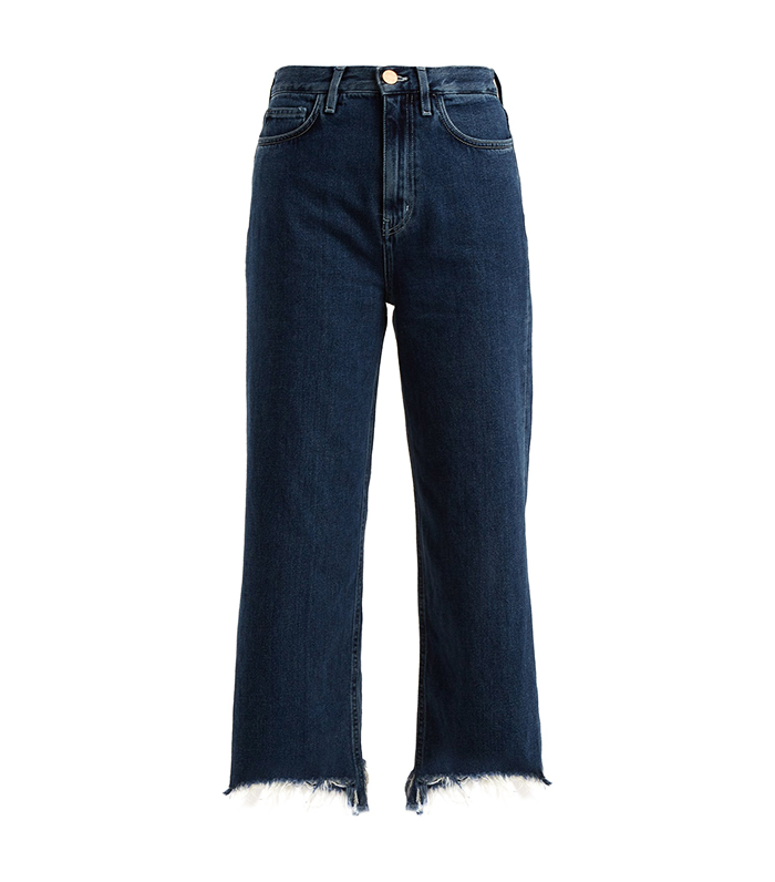 M.i.h Jeans + Caron High-Rise Wide-Leg Cropped Jeans
