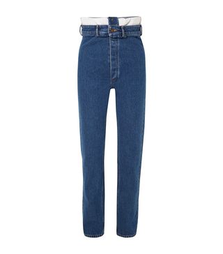 Y/Project + High-Rise Straight-Leg Jeans