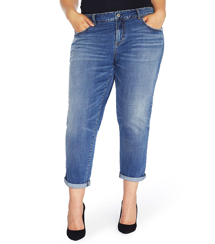 Rebel Wilson x Angels + The Ryot Slim Boyfriend Jeans