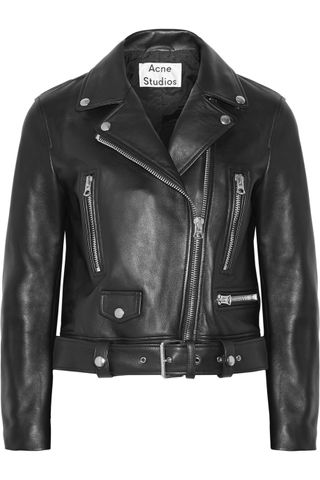 Acne Studios + Leather Biker Jacket