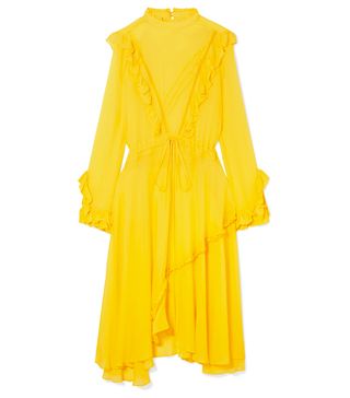 Preen Line + Deanna Ruffled Georgette Midi Dress