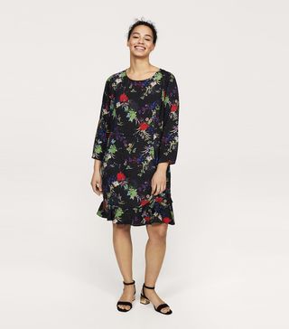 Violeta + Floral Print Dress