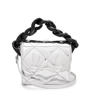 Marques'Almeida + Oversized Curb-Chain Quilted Shoulder Bag