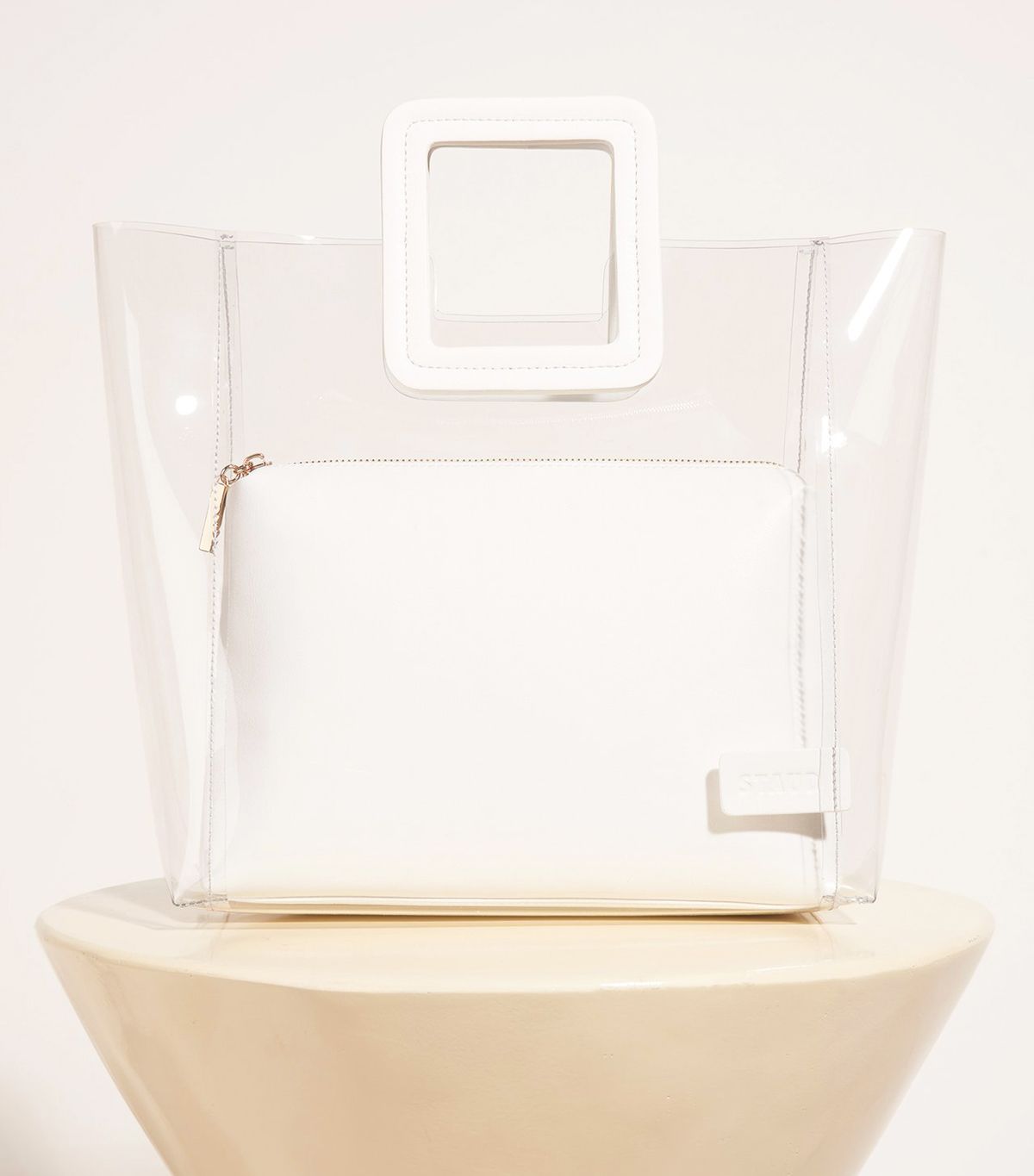 Clear Studded Bag