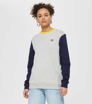 Fila + Colour Block Sweatshirt