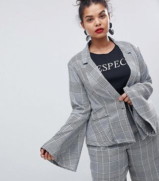 ASOS + Unique 21 Fitted Blazer With Flared Sleeves