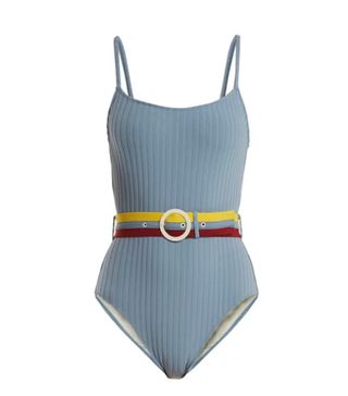 Solid & Striped + The Nina Waist-Belt Swimsuit