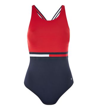 Tommy Hilfiger + Colour-Block Swimsuit