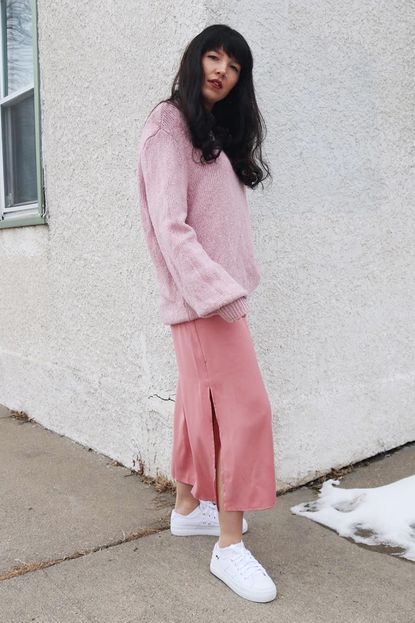 How Women Are Actually Styling Spring's #1 Color Trend | Who What Wear