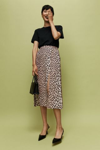 H&M + Viscose Skirt