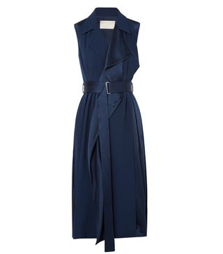 Jason Wu + Belted Satin Wrap Dress