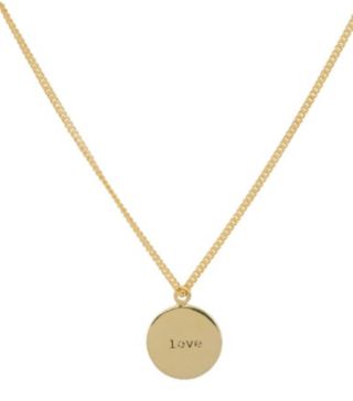 Anna + Nina + Amy Coin Necklace Goldplated Love