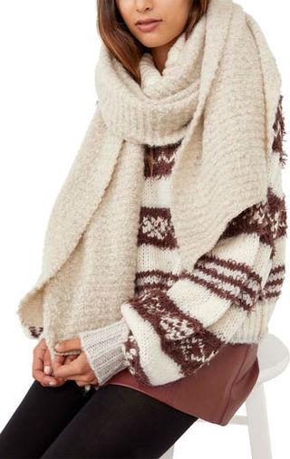 Free People + Ripple Recycled Blend Blanket Scarf