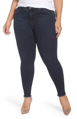 KUT From the Kloth + Donna Frayed Skinny Crop Jeans