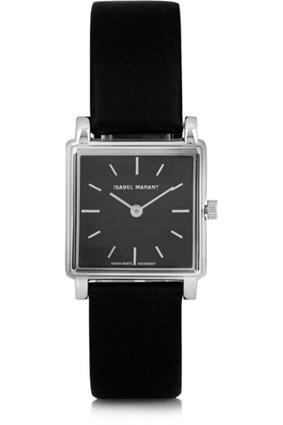 Isabel Marant + Stainless Steel and Leather Watch