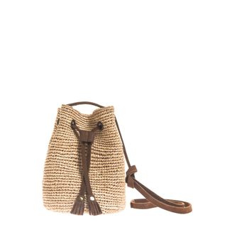 Ivahona + Mini Woven Raffia Bag