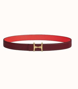 Hermès + Mors H Belt Buckle & Reversible Leather Strap
