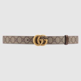 Gucci + GG Marmont Reversible Belt