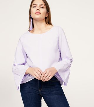 Violeta by Mango + Flared Sleeve Blouse