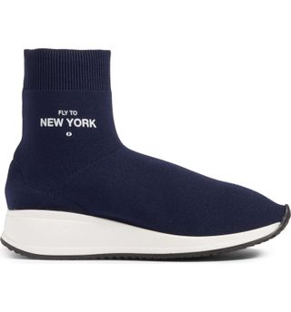Joshua Sanders + Fly To High Top Sock Sneaker