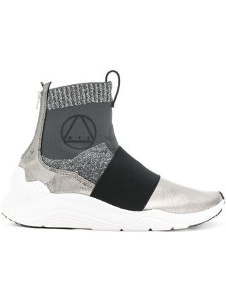 McQ Alexander McQueen + Panelled Sock Sneakers
