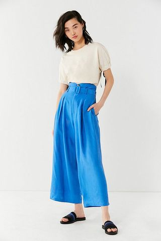 Urban Outfitters + Isabella Belted Culotte Pant