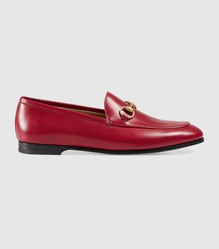 Gucci + Jordaan leather loafer