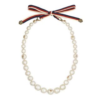 Gucci + Pearl Necklace With Sylvie Web