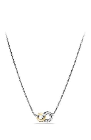 David Yurman + Belmont Curb Link Necklace With 18K Gold