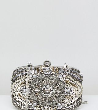 True Decadence + All Over Embellished Box Clutch Bag