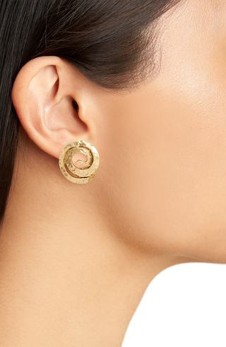 Karine Sultan + Circular Statement Earrings