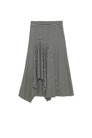 Zara + Midi Asymmetric Skirt