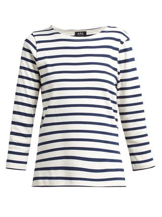 A.P.C. + Breton Striped Long-Sleeve T-Shirt