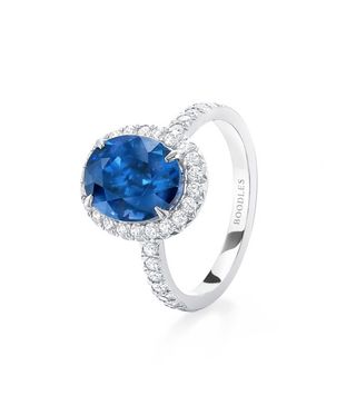 Boodles + New Vintage Oval Blue Sapphire Ring