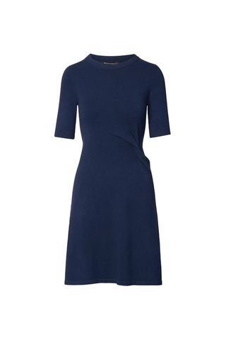 Banana Republic + Knotted Fit-and-Flare Sweater Dress