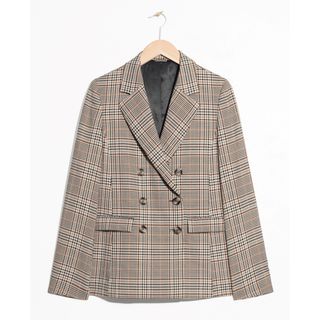 & Other Stories + Plaid Blazer