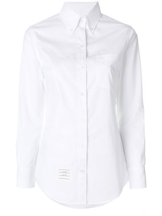 Thom Browne + Button-Down Slim-Fit Shirt