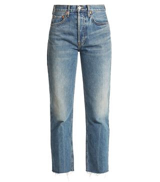 Re/Done + Rigid Stove Pipe High-Rise Jeans