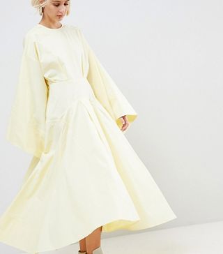 ASOS White + Midi Kimono Dress