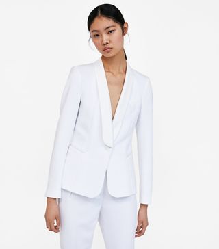 Zara + Tuxedo Style Blazer