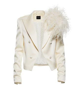 Magna Butrym + Lubeck Feather Blazer