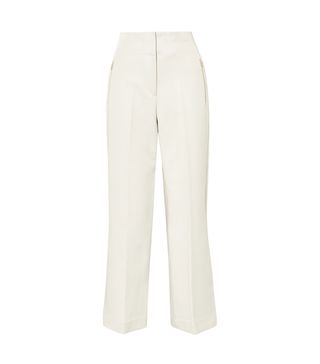 By Malene Birger + Kahili Satin-Crepe Straight-leg Pants