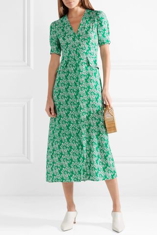 Rixo London + Jackson Floral-Print Crepe Midi Dress