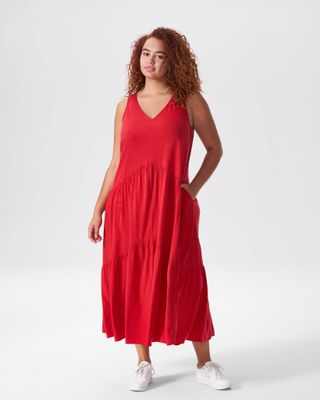 Universal Standard + Emily Cupro Maxi Dress